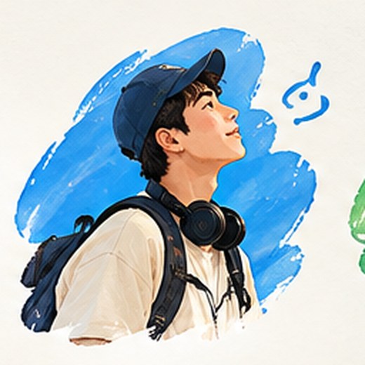 연결하는 블루, 연결하는 마음을 그린 캐릭터