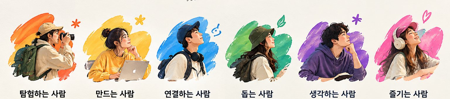 네다바웨이 여섯 마음 캐릭터